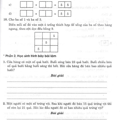 Thử Sức Trạng Nguyên Nhỏ Tuổi Môn Toán Lớp 2 - Tập 1 (Biên Soạn Theo Chương Trình Mới)