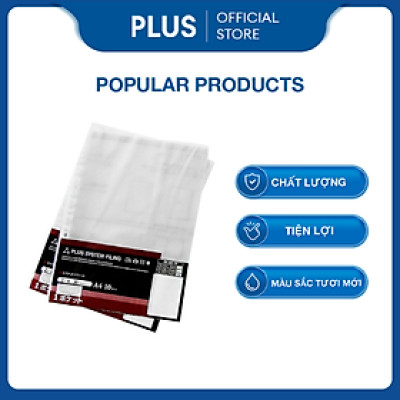Combo 100 Cái Bìa Lỗ Đựng Hồ Sơ PLUS 0.07mm