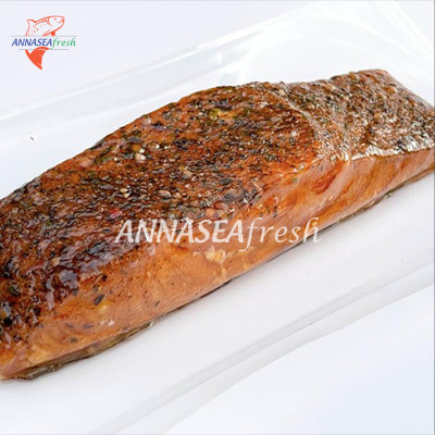 Cá hồi xông khói - vị tỏi & húng quế
