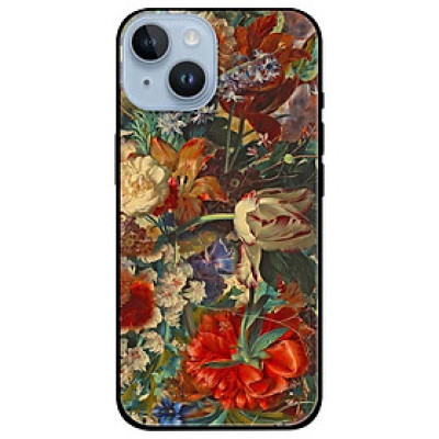 Ốp lưng dành cho Iphone 14 - Iphone 14 Plus - Iphone 14 Pro - Iphone 14 Pro Max - Hoa Sắc Màu Đỏ