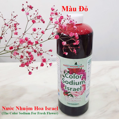 Dung Dịch Nhuộm Hoa Cắt Cành Đổi Màu (Combo 4 chai) theo Công Nghệ Israel giúp hoa nhuộm đổi màu theo ý muốn – The Color Sodium for Fresh Flowers