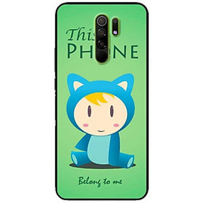 Ốp lưng dành cho Xiaomi Redmi 9 mẫu Mèo Xanh