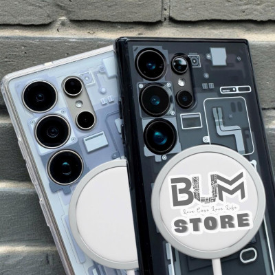 Ốp Lưng Cho Samsung Galaxy S25 Ultra / S24 Ultra / S25 Plus / S23 Ultra / S23 Plus / S22 Ultra Họa Tiết Linh Kiện Có Từ Tính