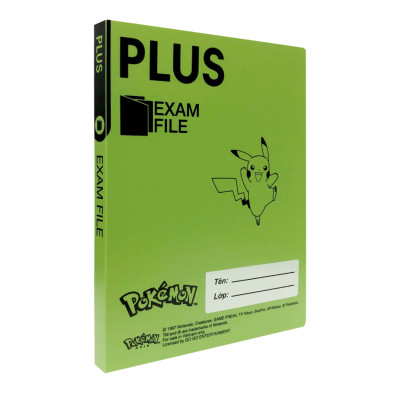 Bìa lưu bài kiểm tra và túi đựng Plus