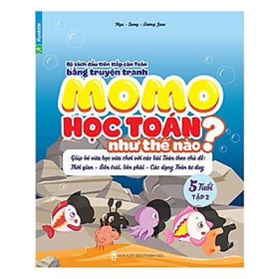 Sách - Momo Học Toán Như Thế Nào 5 Tuổi - Tập 2 - Megabook