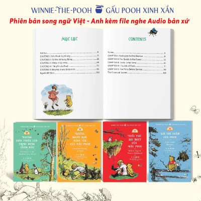 Sách - Winnie-The-Pooh - Gấu Pooh Xinh Xắn - Adventures In The Hundred Acre Wood - Những Cuộc Phiêu Lưu Trong Rừng Trăm Mẫu