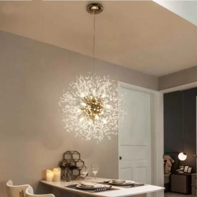 Ảnh thật - Đèn chùm bông tuyết, đèn thả trần tối tân TL045 - ưu đãi bóng led DT