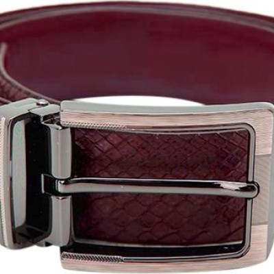 Thắt Lưng Nam Da Trăn Đầu Kim Huy Hoàng HT4345 - Nâu