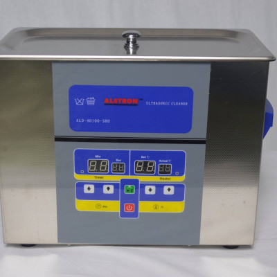 ( 3.8 lít ) Máy Làm Sạch Bằng Sóng Siêu Âm - Có gia nhiệt. Máy Rửa Siêu Âm Trang Sức, Đồng Hồ, Linh Kiện Điện Tử, Linh Kiện Cơ Khí, Dụng Cụ Nha Khoa. (ALD-40100-38H)