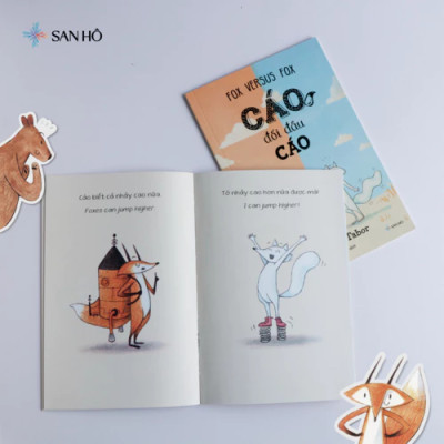 Sách Chú Cáo Tinh Nghịch | Combo 8 Cuốn | Sách Thiếu Nhi Song Ngữ | Corey R. Tabor | Sanhobooks