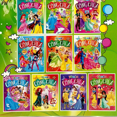 Sách - Tô Màu Công Chúa - Tập 2