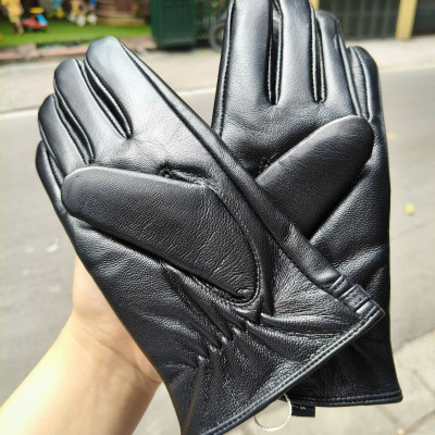 Găng tay nữ da cừu lót lông giữ ấm BHY8618 Bao tay nữ mùa dông. Cản gió, chống nước