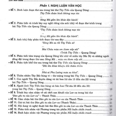 270 Đề và Bài văn hay 12 (Dùng chung cho các bộ SGK)