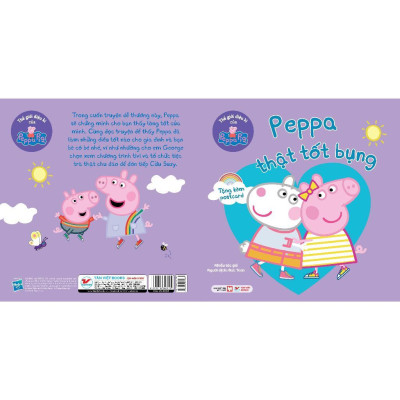 Sách - Truyện Tranh Thế Giới Diệu Kì Của Peppa Pig - Peppa Thật Tốt Bụng - Tân Việt Books