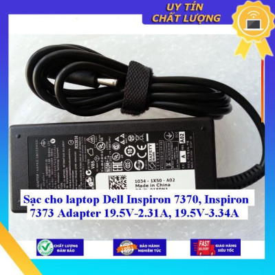 Sạc cho laptop Dell Inspiron 7370, Inspiron 7373 Adapter 19.5V-2.31A 19.5V-3.34A - Hàng Nhập Khẩu New Seal