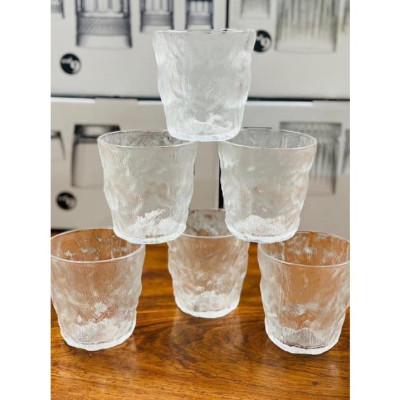 BỘ 6 CỐC UỐNG THỦY TINH BĂNG TUYẾT CAO CẤP SIÊU ĐẸP - 250ML