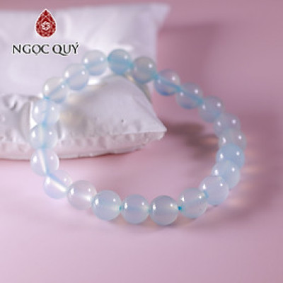 Vòng tay đá mã não hạt 8mm - Ngọc Quý