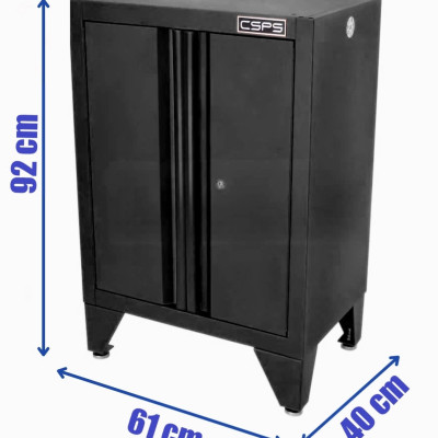 Tủ dụng cụ CSPS 61cm - 00 hộc kéo màu đen kèm chân tủ