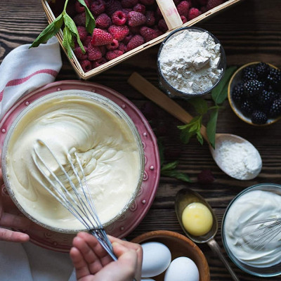 Dụng cụ đánh trứng inox Echo 215mm - SL - Hàng nội địa Nhật Bản nhập khẩu chính hãng