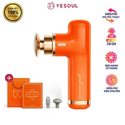 Máy Massage Cầm Tay Mini YESOUL MG12, Massage Cầm Tay 3 Đầu 3 Mức Độ, Không Gây Tiếng Ồn