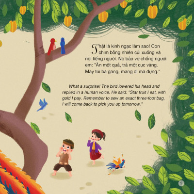 Truyện Cổ Tích Việt Nam - Cây Khế (Song Ngữ Việt - Anh)