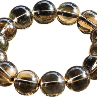 Vòng Thạch Anh Ám Khói Hạt 16mm Ngọc Quý Gemstones U23