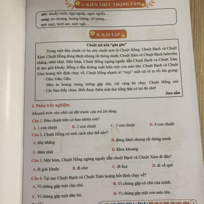 Qb - bài tập tuần tiếng việt 1/2 - kết nối tri thức với cuộc sống