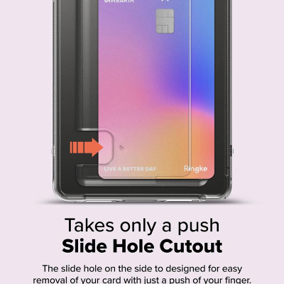 Ốp lưng cho Samsung Galaxy S25 Ultra có ngăn đựng thẻ, RINGKE Fusion Card_ Hàng chính hãng