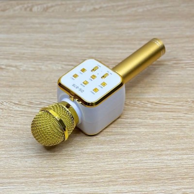 Micro Karaoke Bluetooth kèm loa kết nối điện thoại, máy tính bảng Hát Không Dây, Nghe Nhạc, Hỗ Trợ Kết Nối Thẻ Nhớ, USB Pin sạc MÀU ĐEN - Hàng Chính Hãng