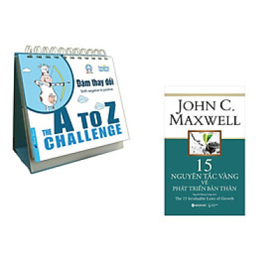Combo 2 cuốn sách: Dám Thay Đổi - Từ A Đến Z + 15 Nguyên tắc vàng về phát triển bản thân