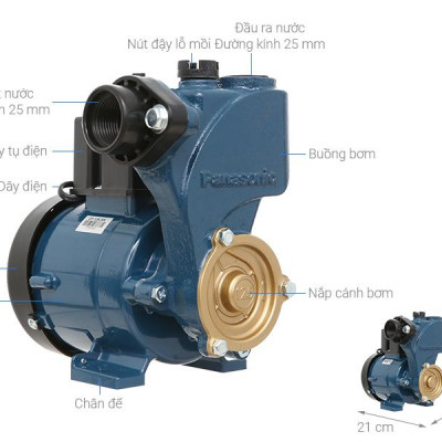 Máy bơm nước Panasonic GP-129JXK Công suất 125W