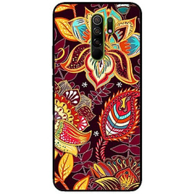Ốp lưng dành cho Xiaomi Redmi 9 mẫu Họa Tiết Hoa Đa Màu