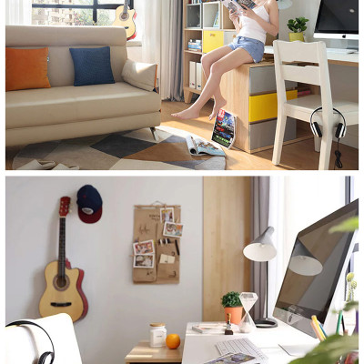 Bàn Làm Việc Kết Hợp Tủ Gỗ Nhiều Ngăn Hiện Đại Phong Cách Bắc Âu Thương Hiệu SIB Decor BLV57