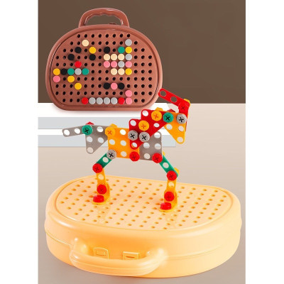 Bộ Đồ Chơi Kỹ Sư Lắp Ráp Kèm Khoan Điện,Ốc Vít , Đồ Chơi Lắp Ráp, Đồ Chơi Trẻ Em