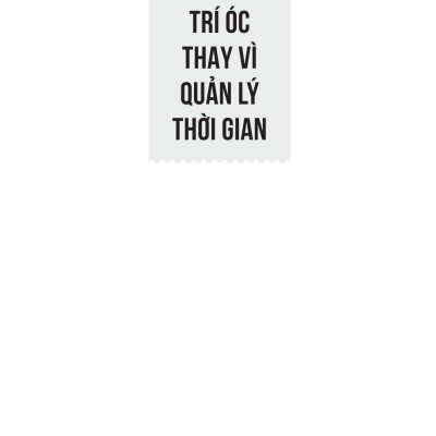 Quản Lý Trí Óc Thay Vì Quản Lý Thời Gian
