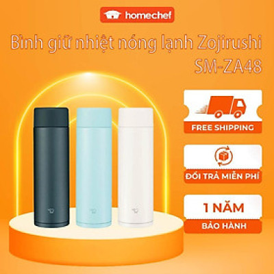 Bình giữ nhiệt nóng lạnh Zojirushi 0.48L SM-ZA48, sản xuất tại Thái Lan, bảo hành giữ nhiệt 1 năm