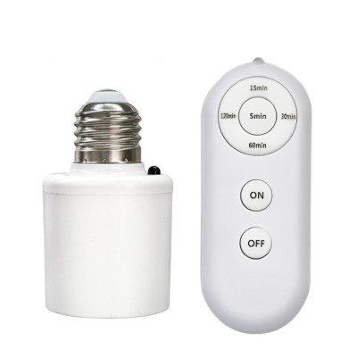 Đui Đèn Thông Minh E27 - Điều Khiển Từ Xa, Hẹn Giờ Tắt Đèn, Kèm Remote điều khiển từ xa