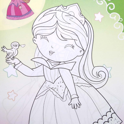 Em Tập Tô Màu - Chủ Đề Công Chúa Diễm Lệ