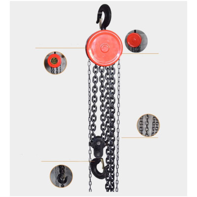 PaLang Kéo Tay ABG HSZ 3T-3M - Ba Lăng Xích Giúp Nâng Hạ Hàng Hoá Trong Nhà Xưởng, Công Nghiệp Và Đời Sống, Pa Lăng 3 Tấn 3 Mét Xích - Hàng Chính Hãng (Giao Màu Ngẫu Nhiên)