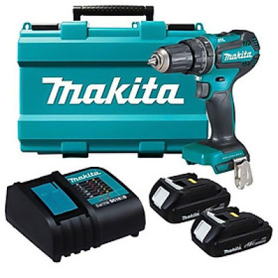  [Hàng chính hãng] - Máy khoan búa, vặn vít dùng pin(BL)(18v) Makita DHP485SFE 