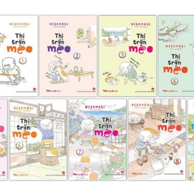 Sách bộ - Thị trấn mèo (combo 9 tập) + Ken và mèo - Đôi khi là vịt