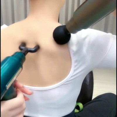 Súng Massage Cầm Tay, LOẠI TO, Máy Massage Cổ Vai Gáy 6 Level, Giảm Đau Nhức Mỏi Vai Gáy, Giãn Cơ - Hàng Nhập Khẩu