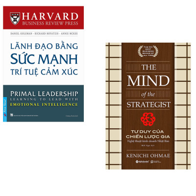 Combo 2 cuốn sách: Lãnh Đạo Bằng Sức Mạnh Trí Tuệ Cảm Xúc + Tư Duy Của Chiến Lược Gia - Nghệ Thuật Kinh Doanh Nhật Bản