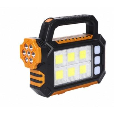 Đèn Pin Sạc Cầm Tay 3 Chế Độ Sáng Tiện Lợi Có Thêm Sạc Qua Tấm Pin Năng Lượng Mặt Trời