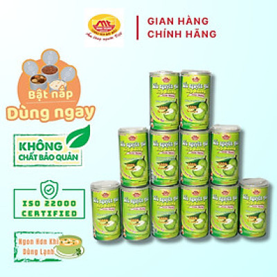 Sấu nguyên quả ướp đường Minh Trung 365g - Sấu 12 (combo 12 lon)