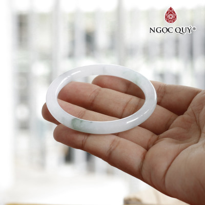 Vòng cẩm thạch cọng tròn mệnh hỏa, mộc - Ngọc Quý Gemstones