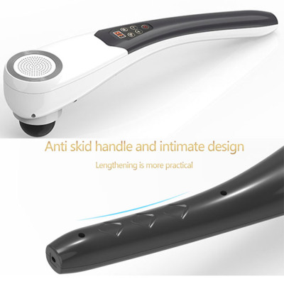 Máy mát xa cầm tay pin sạc 5 đầu, 5 chế độ, 6 tốc độ PULI PL-620DC - Cán tay cầm dài, hỗ trợ điều trị đau nhức mỏi toàn thân