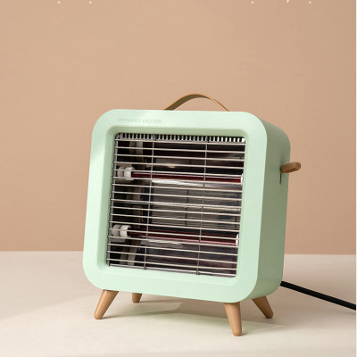 Máy sưởi phòng hồng ngoại 550W sưởi ấm cực nhanh, nhỏ gọn, sưởi ống thạch anh, an toàn chống cháy-Hàng nhập khẩu