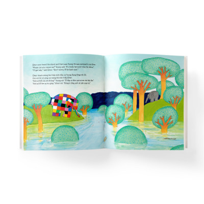 COMBO 4 CUỐN ELMER (SONG NGỮ ANH - VIỆT)_ David McKee_ Trần Hoài Thu và Vi Hạ dịch _ Đông A _NXB Dân Trí