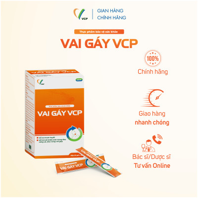 [COMBO 3] TPBVSK Vai Gáy VCP - Hỗ trợ cải thiện tình trạng đau cứng cổ, đau vùng vai gáy - Hộp 20 gói